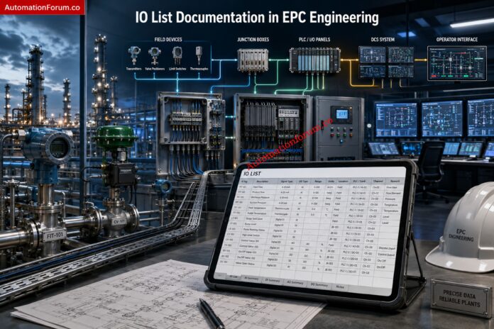 Preparation of IO List Documentation in EPC Engineering in Process Industries: Advanced Quiz for Instrumentation and Control Engineers