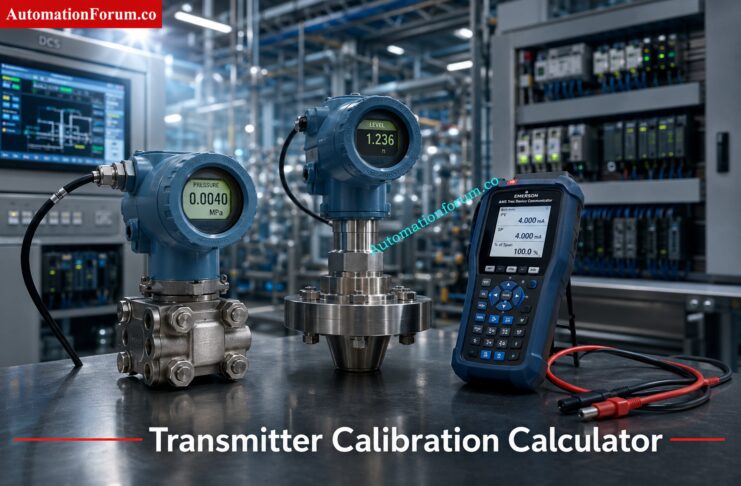 Transmitter Calibration Calculator: How to Calculate Span, LRV, URV, and 4 to 20 mA Signal Percentage