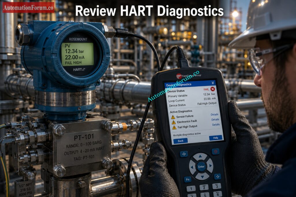  Review HART Diagnostic Messages