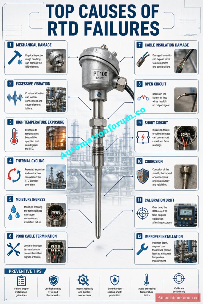 Common Reasons for RTD Failures