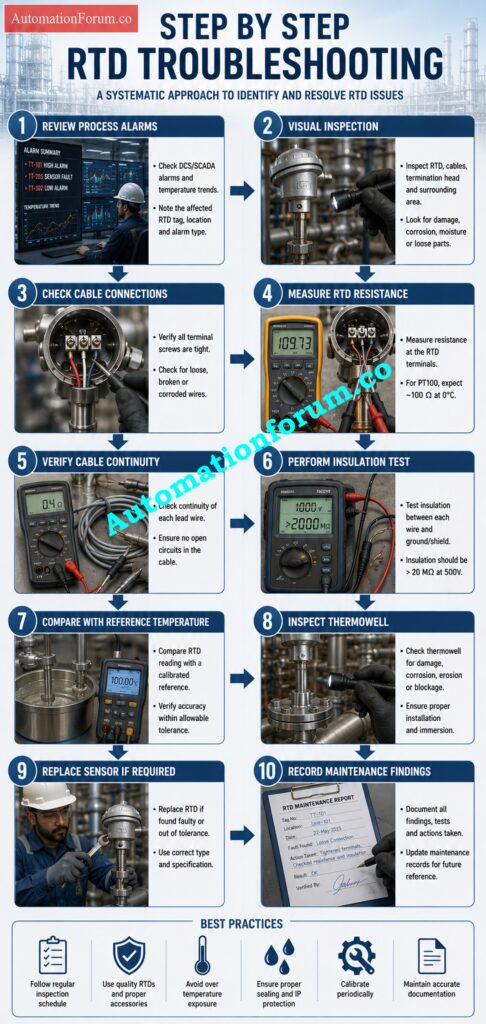 Step by Step RTD Troubleshooting Procedure
