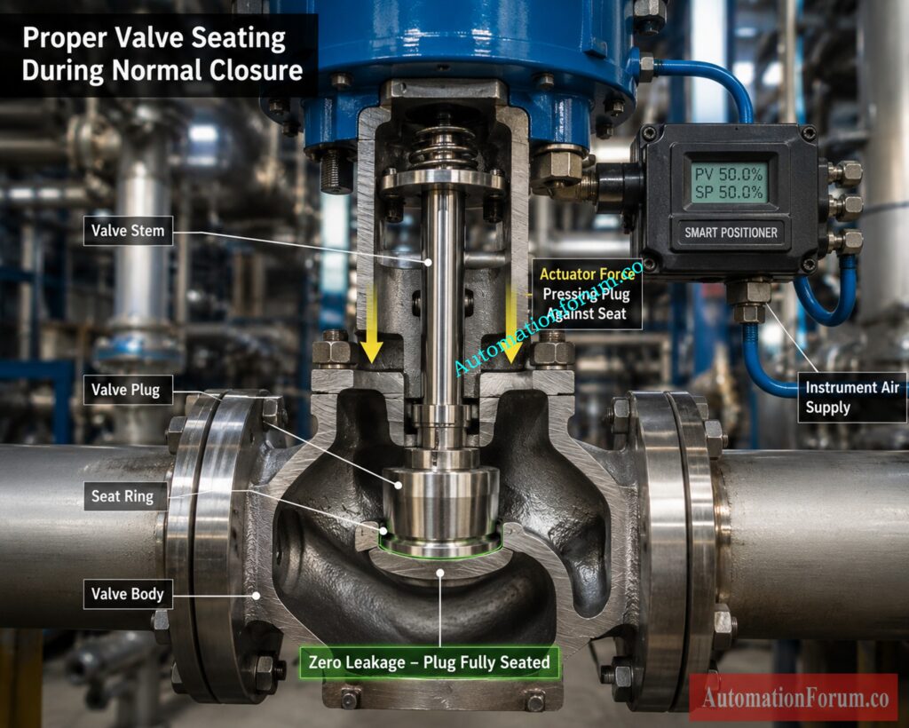 How a Control Valve Should Close Under Normal Conditions