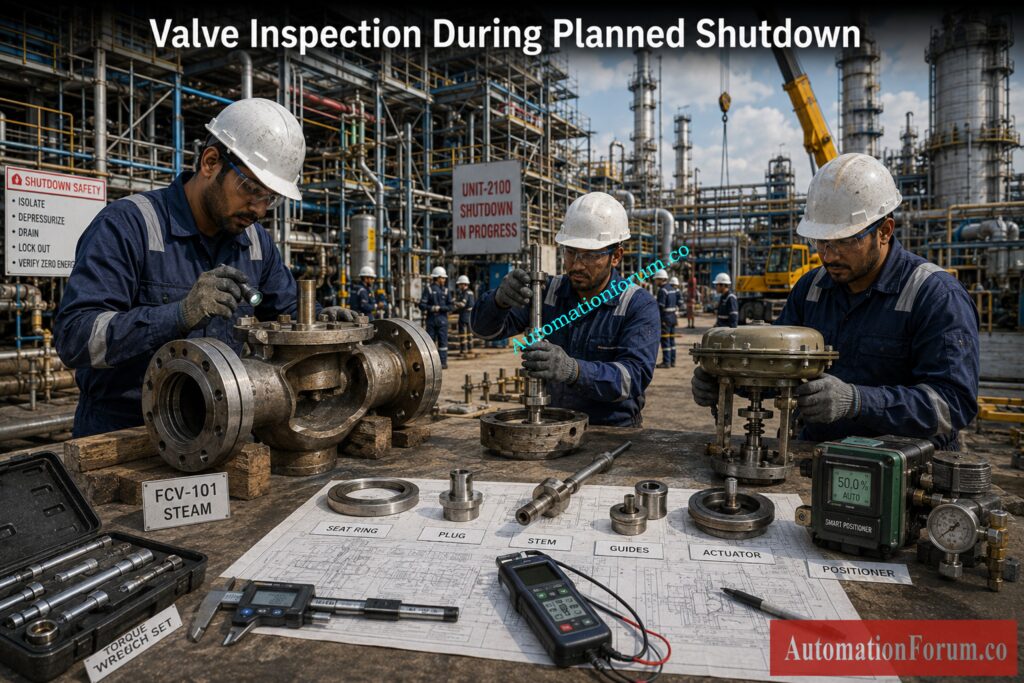 Real Industrial Example of a Passing Control Valve
