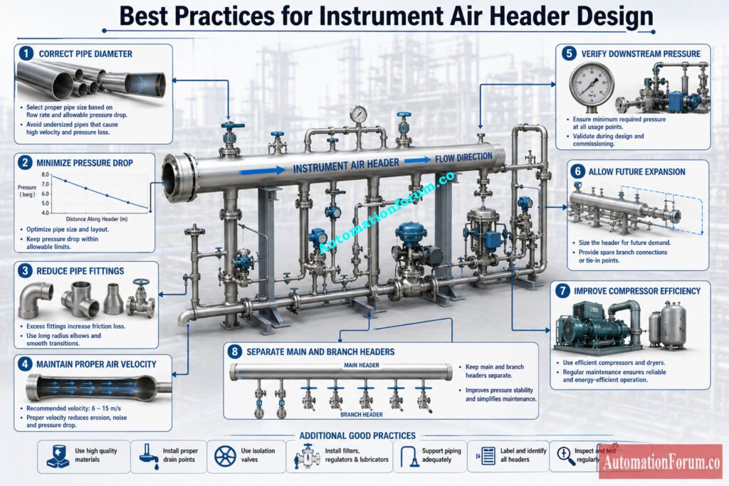 Best Engineering Practices for Instrument Air Distribution System Design