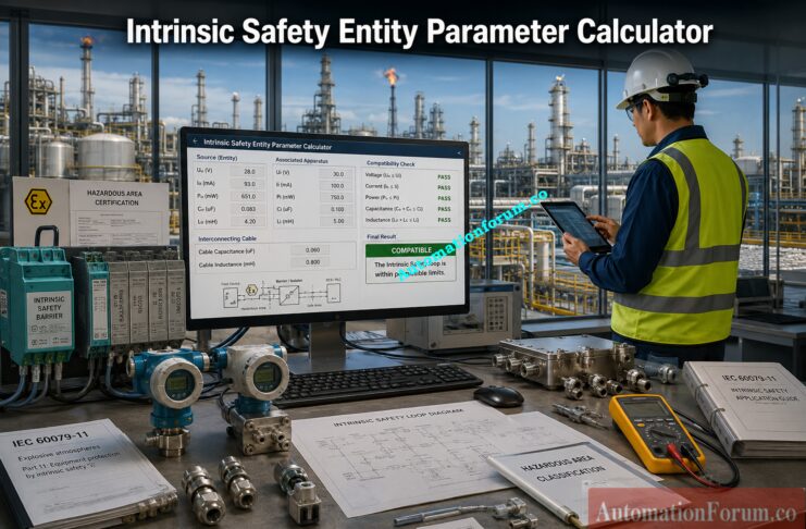 Intrinsic Safety Entity Parameter Calculator for Reliable Hazardous Area Loop Design