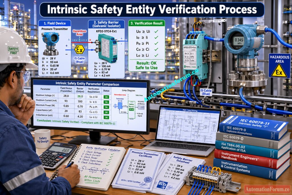 What is an Intrinsic Safety Entity Parameter Calculator?
