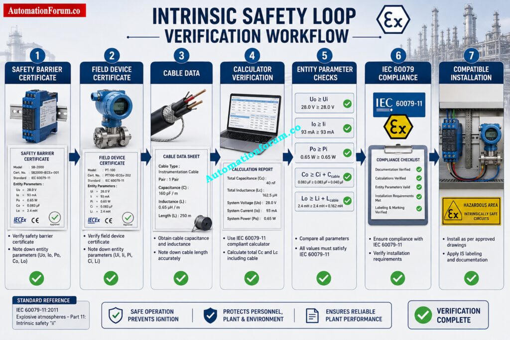 Practical Intrinsic Safety Calculation Example for a Refinery