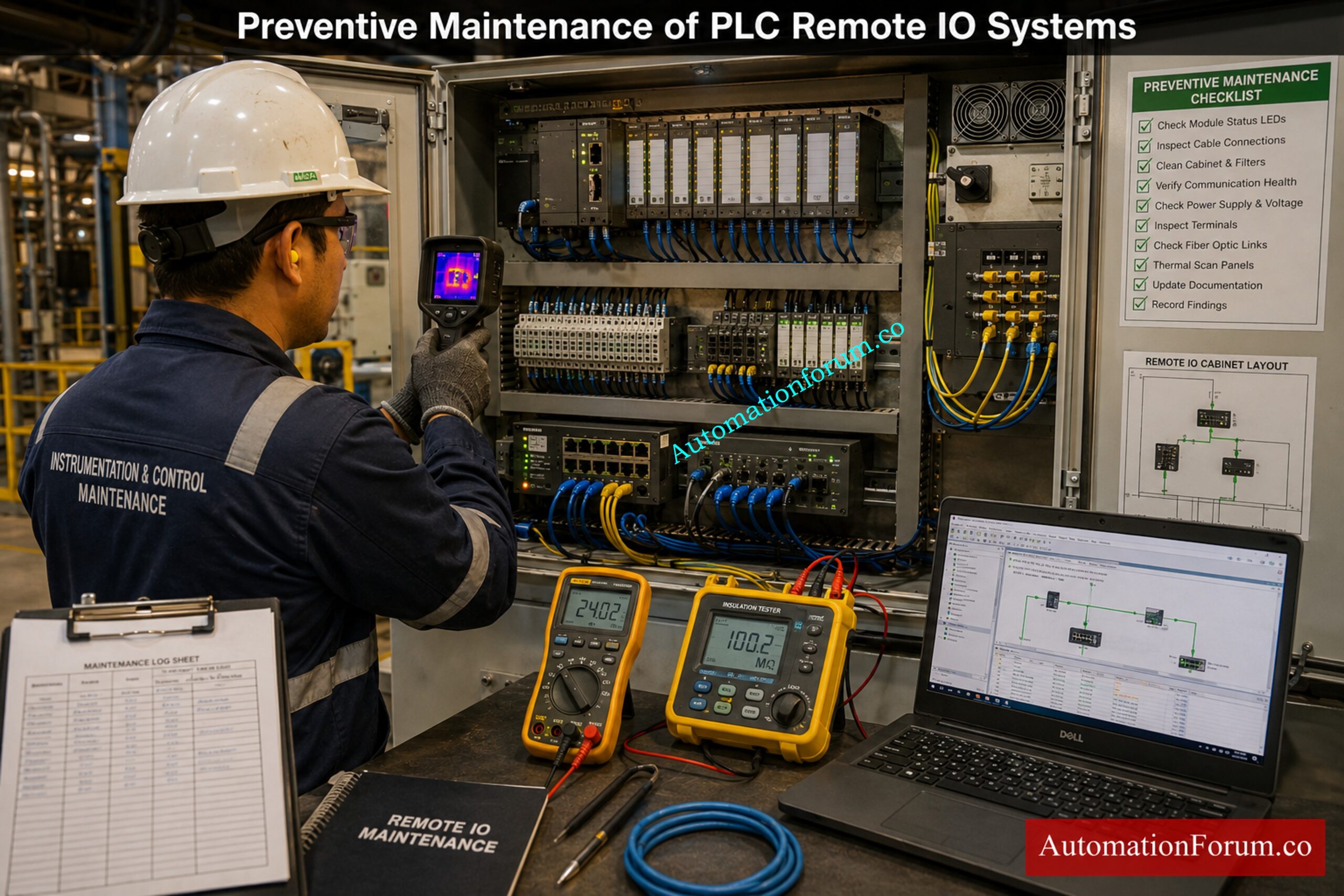 PLC Troubleshooting Remote IO Rack Communication Failure Complete ...