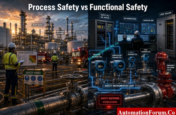 Process Safety vs Functional Safety: Key Differences, SIS, SIF, SIL & IEC 61511 Guide