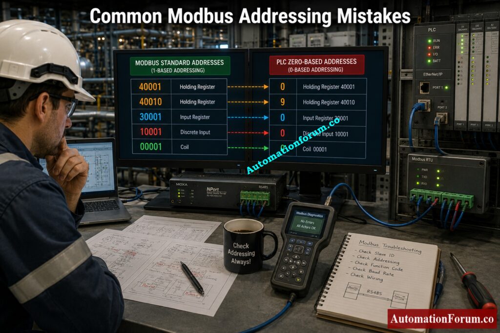 Common Modbus Addressing Errors