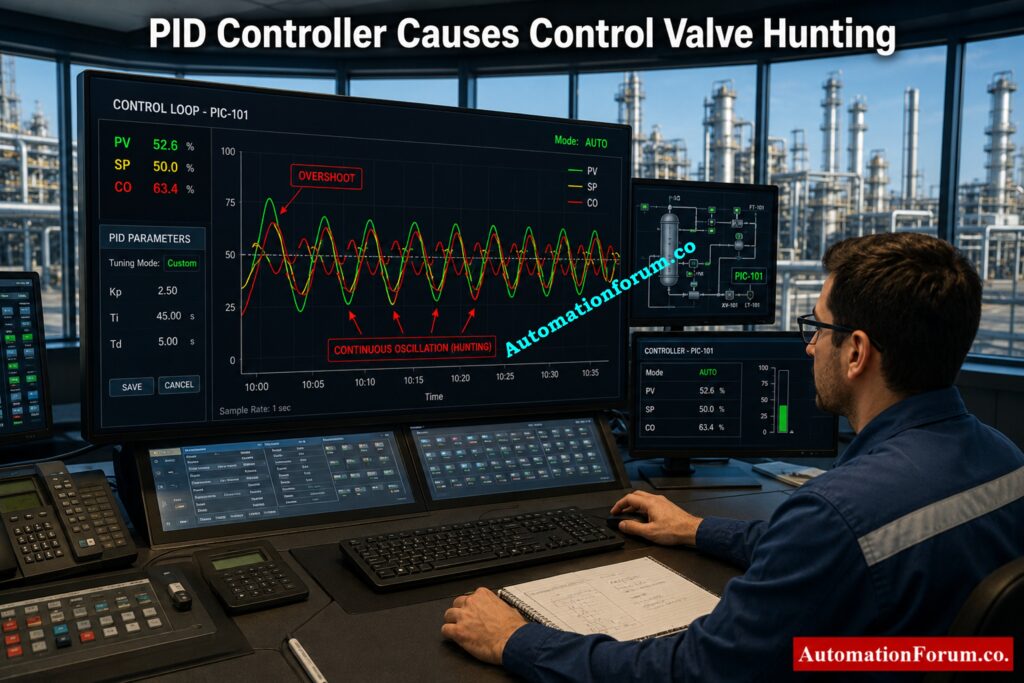 How PID Control Exposes Hidden Loop Problems - Control Valve Hunts in AUTO but Runs Smoothly in MANUAL