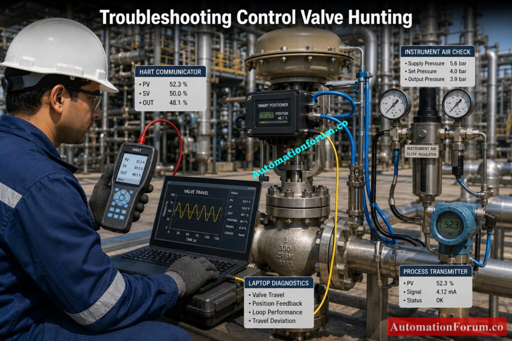 How to Troubleshoot a Control Valve That Hunts in AUTO