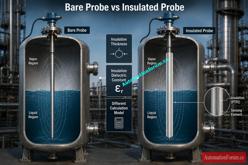 Insulated Capacitance Probe Calculation