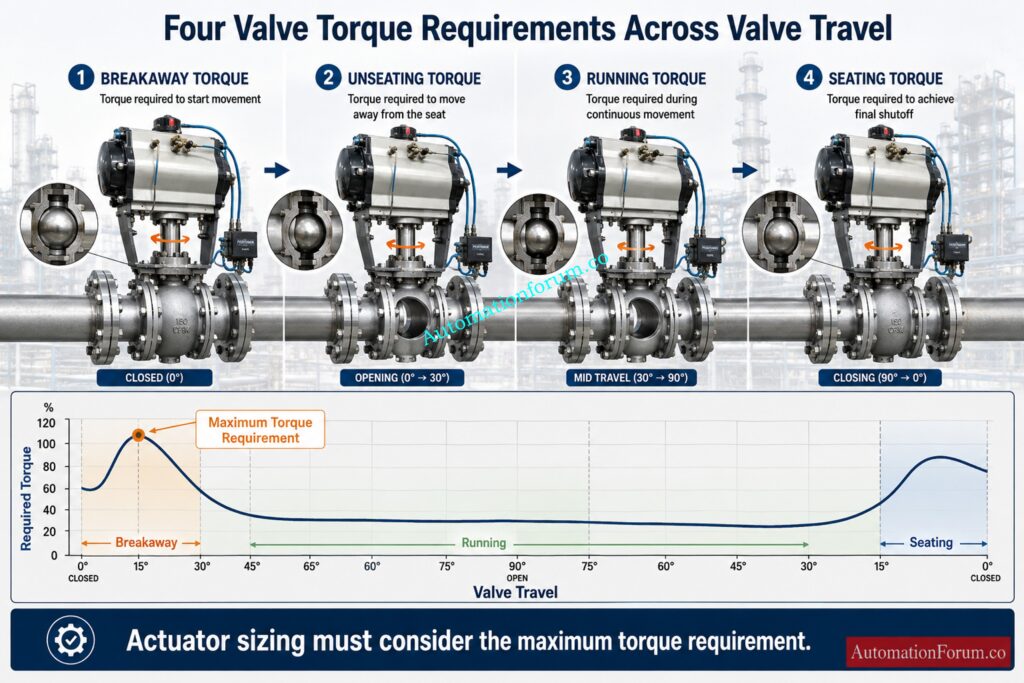 Four Types of Valve Torque Every Engineer Must Understand
