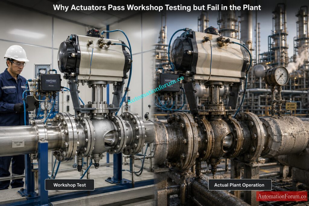 Practical Example of Control Valve Actuator Failure Due to High Torque