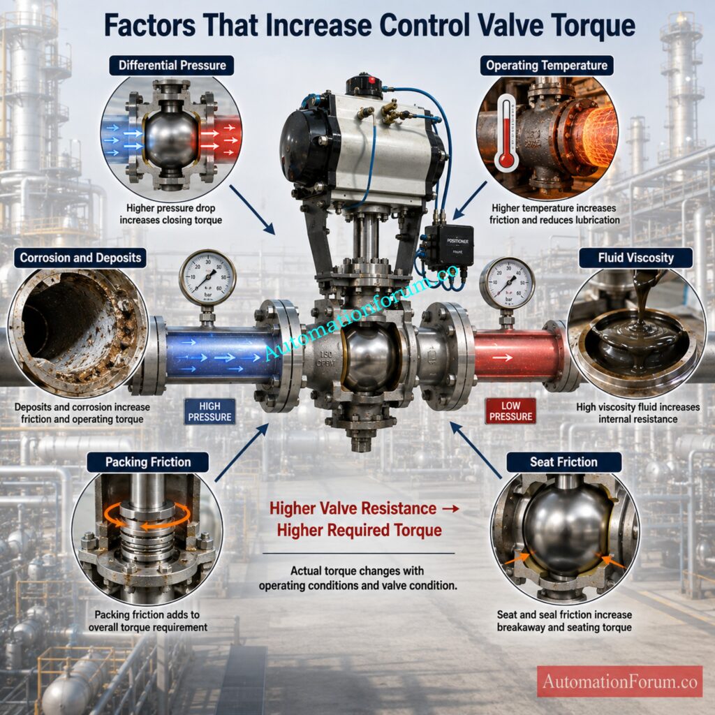 Effect of Valve Size on Torque