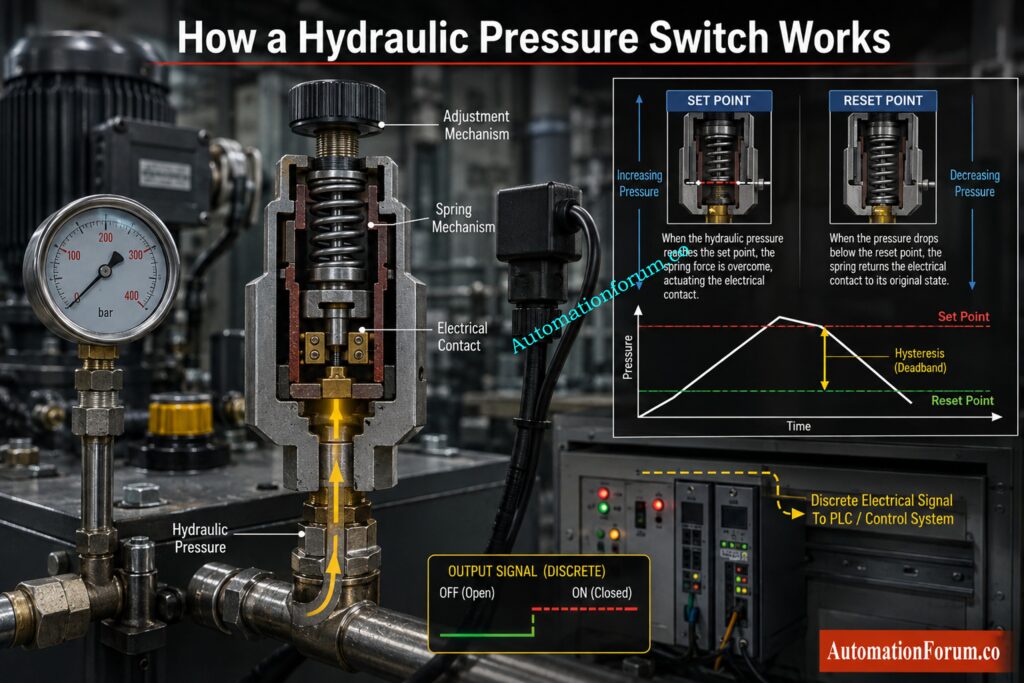 What Is a Hydraulic Pressure Switch and How Does It Work?