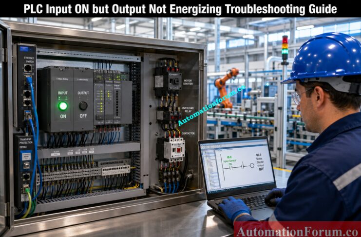 PLC Input ON but Output Not Energizing: Complete Troubleshooting Guide