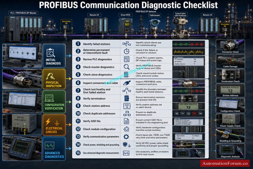 PROFIBUS Communication Failure Troubleshooting Checklist