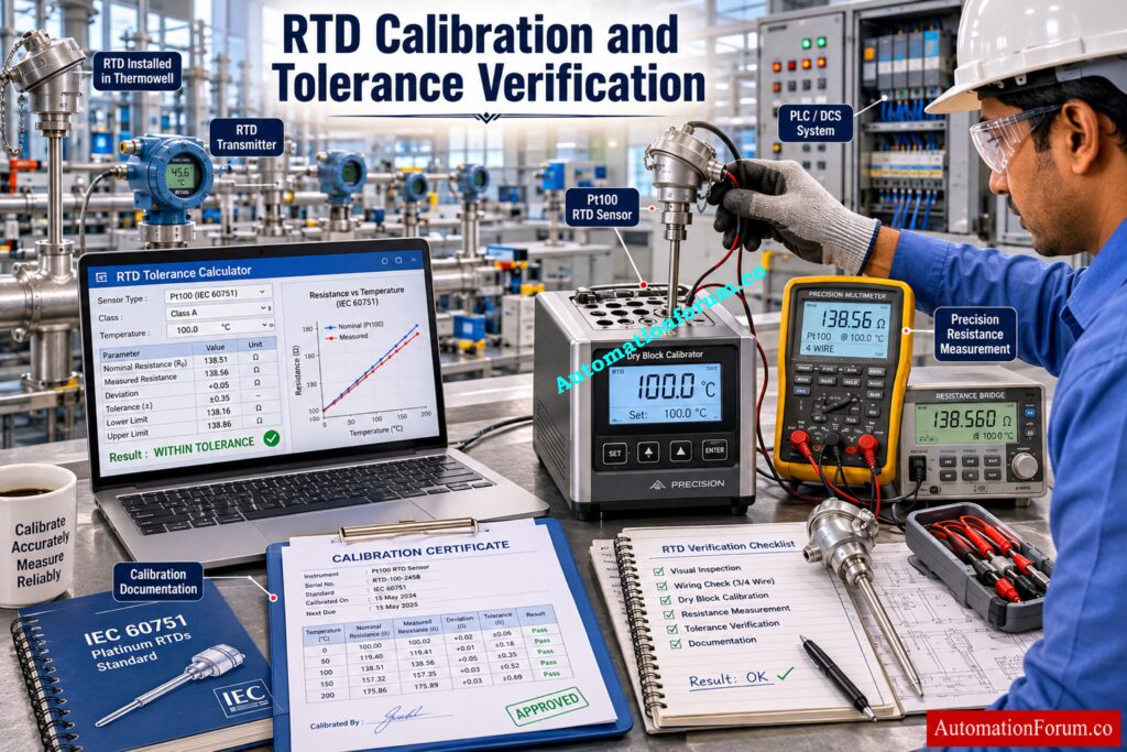 RTD Tolerance Calculation Example