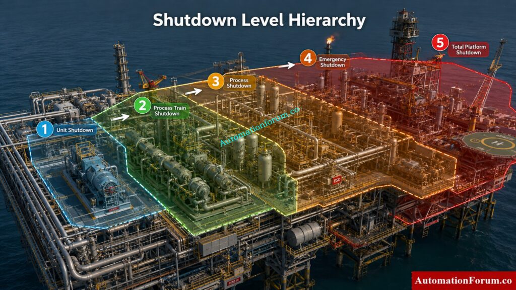 What Is the Shutdown Level Hierarchy?