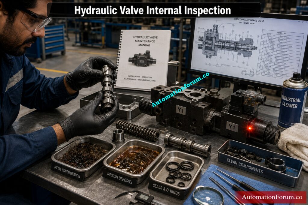 Inspect the Valve Internally - Hydraulic Problems That Mimic Electrical Faults