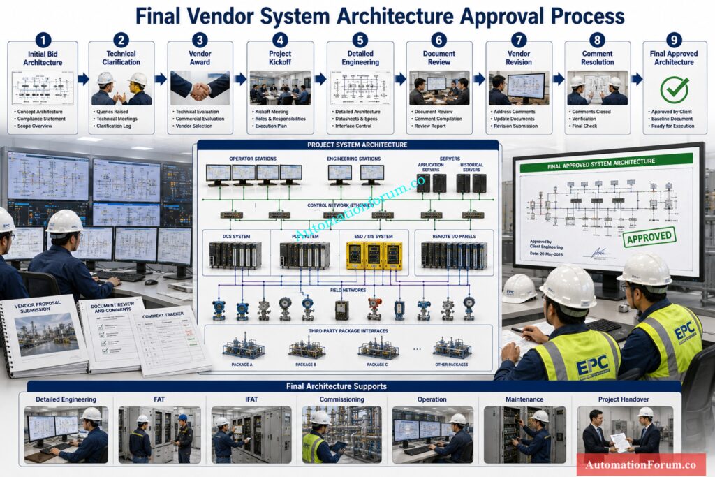 How Is the Final Vendor System Architecture Developed?
