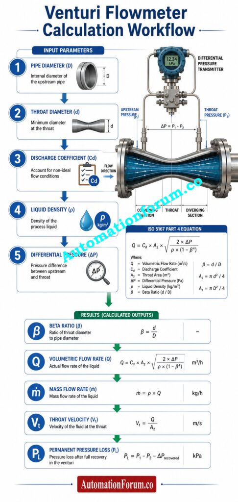How the Venturi Flowmeter Calculator Works