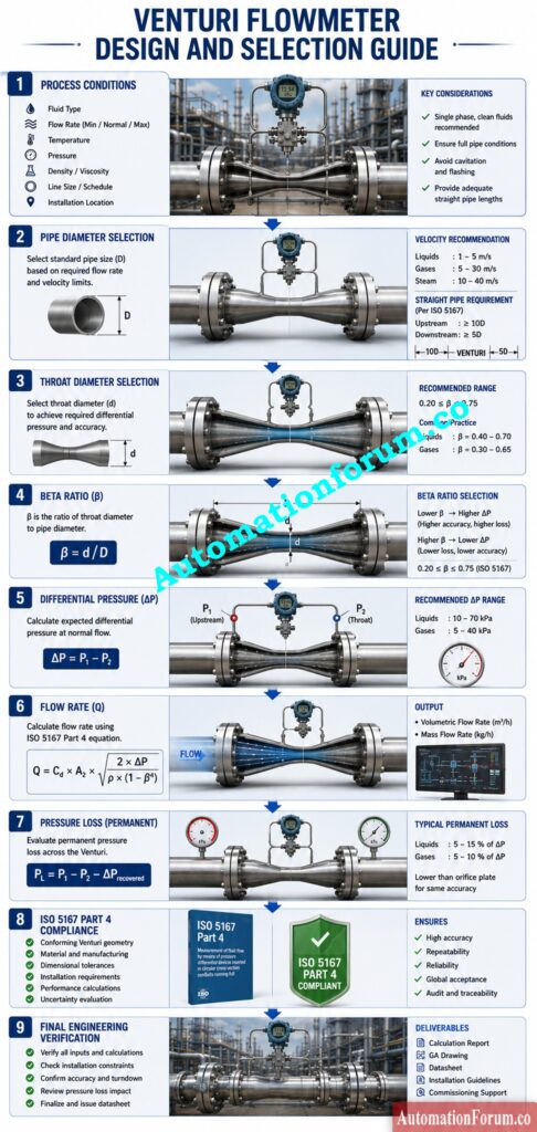 Venturi Flowmeter selection guide