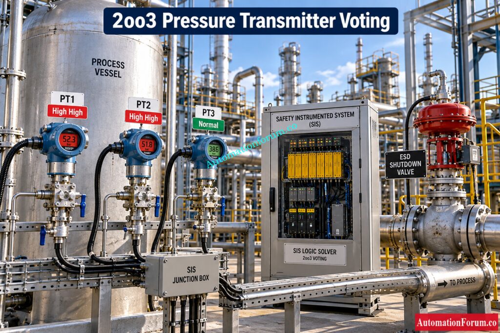 Practical 2oo3 Example Using Three Pressure Transmitters