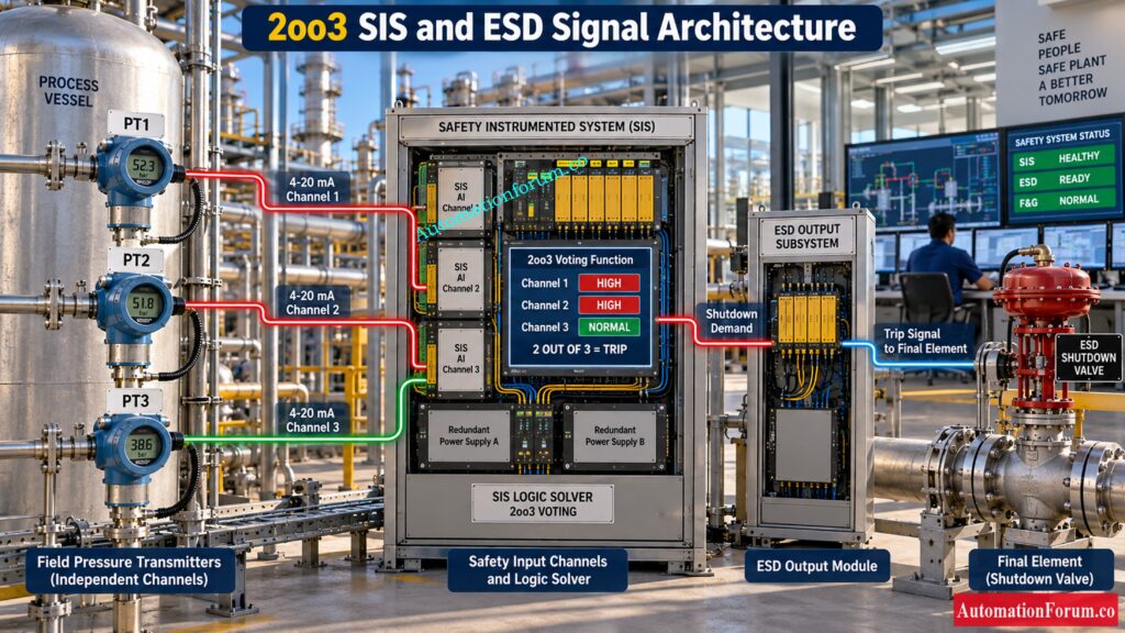 How Is 2oo3 Voting Used in SIS and ESD Systems?