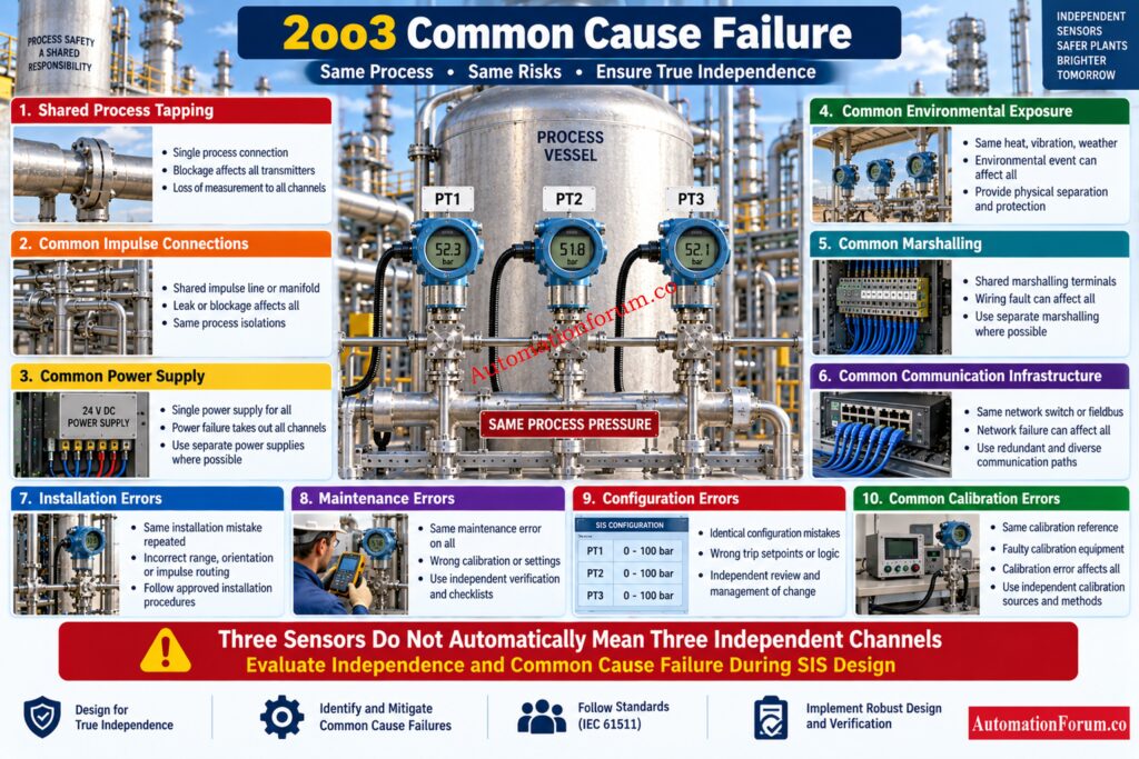 2oo3 Common Cause Failure