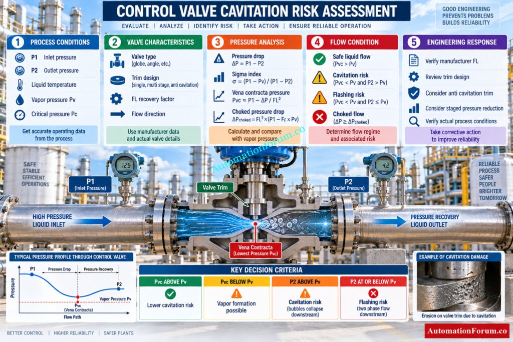 How to Interpret Control Valve Cavitation Calculator Results
