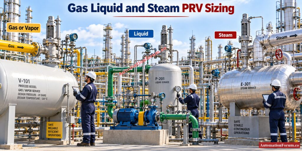 Steam Pressure Relief Valve Sizing
