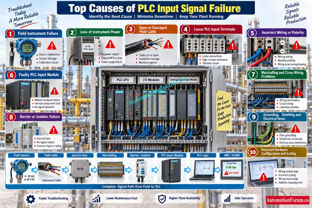 PLC Input Signal Failure