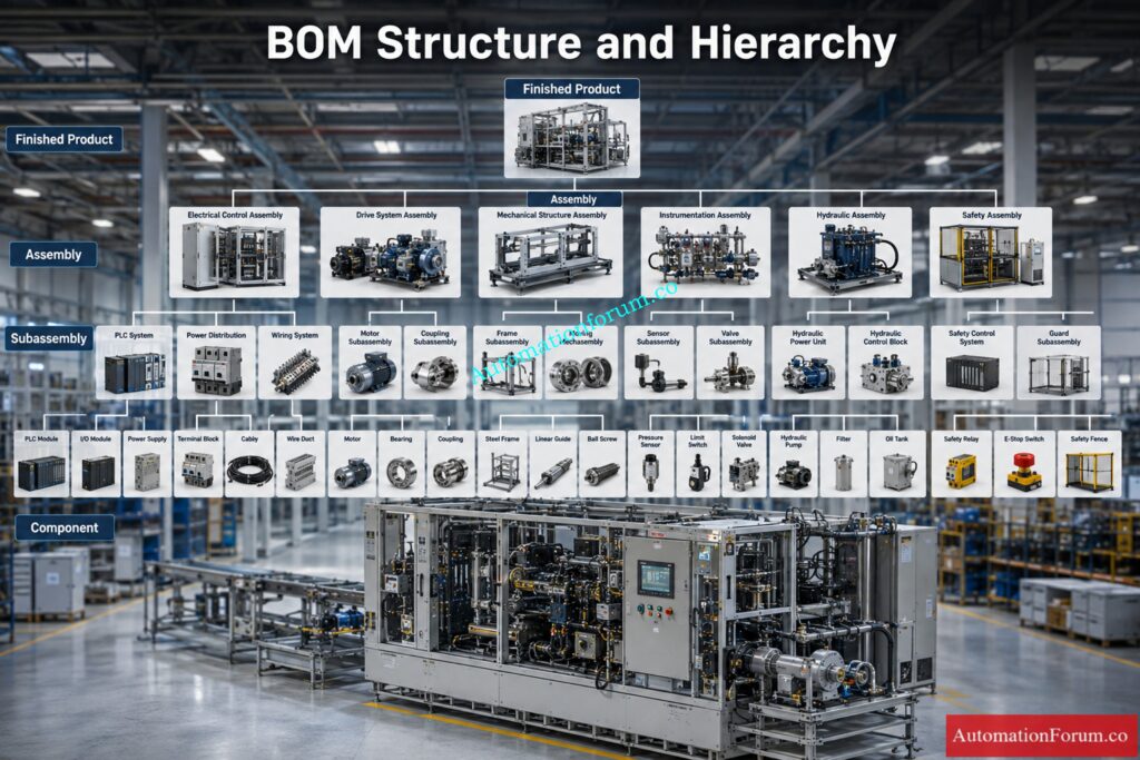 BOM Structure and Hierarchy