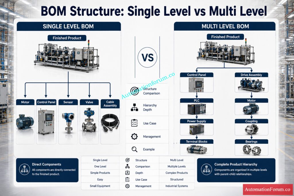 What Is a Single Level BOM and Multi Level BOM