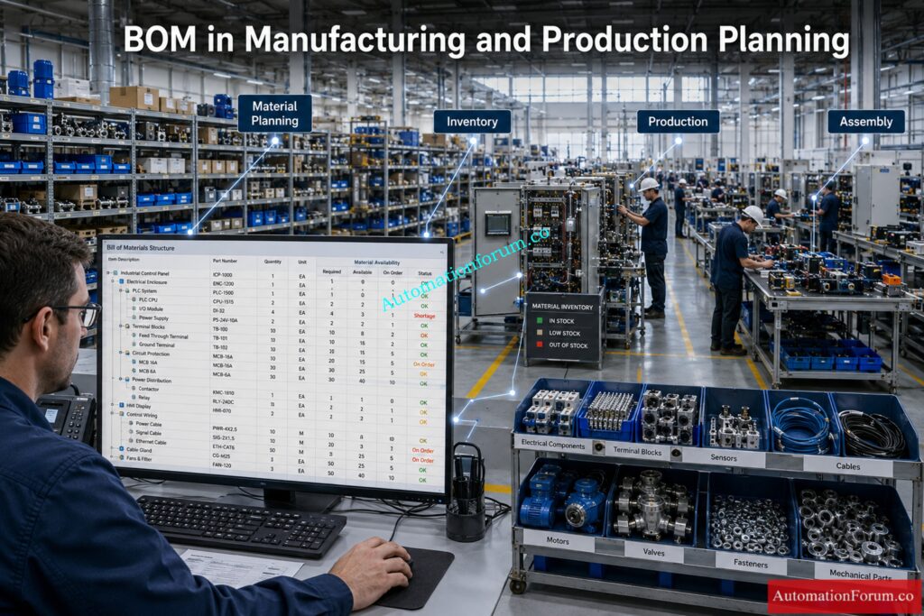 How BOM Supports Manufacturing and Production Planning