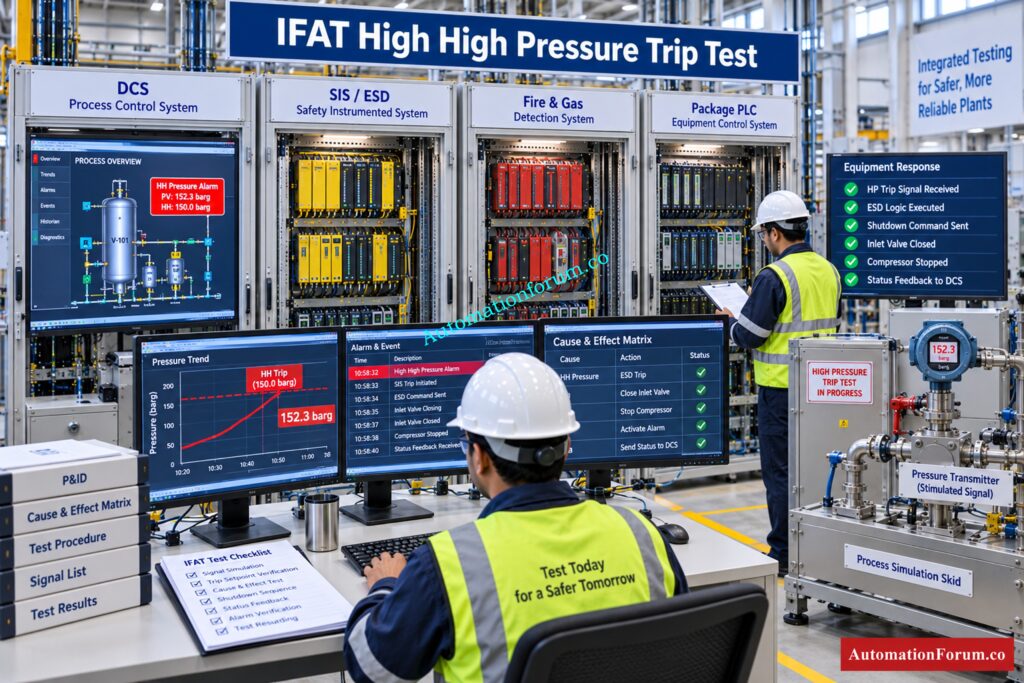 How is IFAT Performed in a Process Plant?