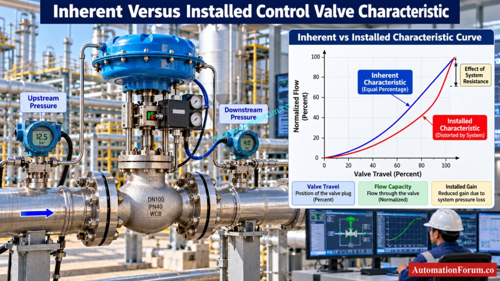 Inherent Versus Installed Control Valve Characteristics