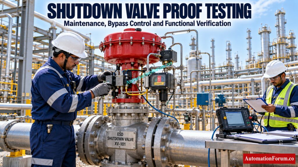 Shutdown Valve Bypass During Proof Testing