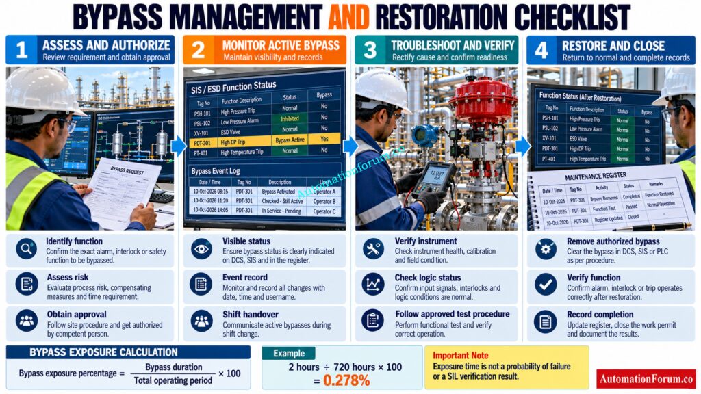 Inhibit and Bypass Troubleshooting in Process Plants