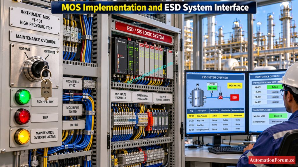 How Is a Maintenance Override Switch Implemented?
