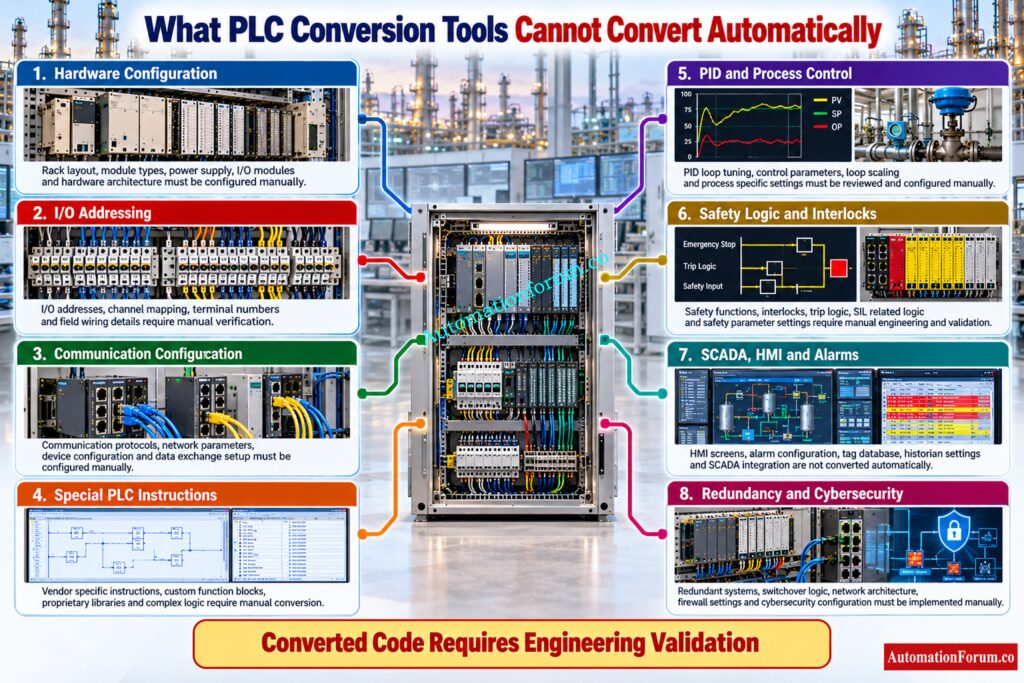 What PLC Conversion Tools Cannot Do Automatically