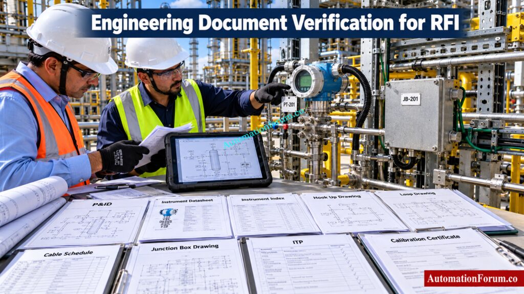  Verify Approved Engineering Documents - RFI Inspection Request Procedure and Workflow