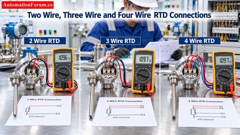 How to Test Two Wire, Three Wire and Four Wire RTDs