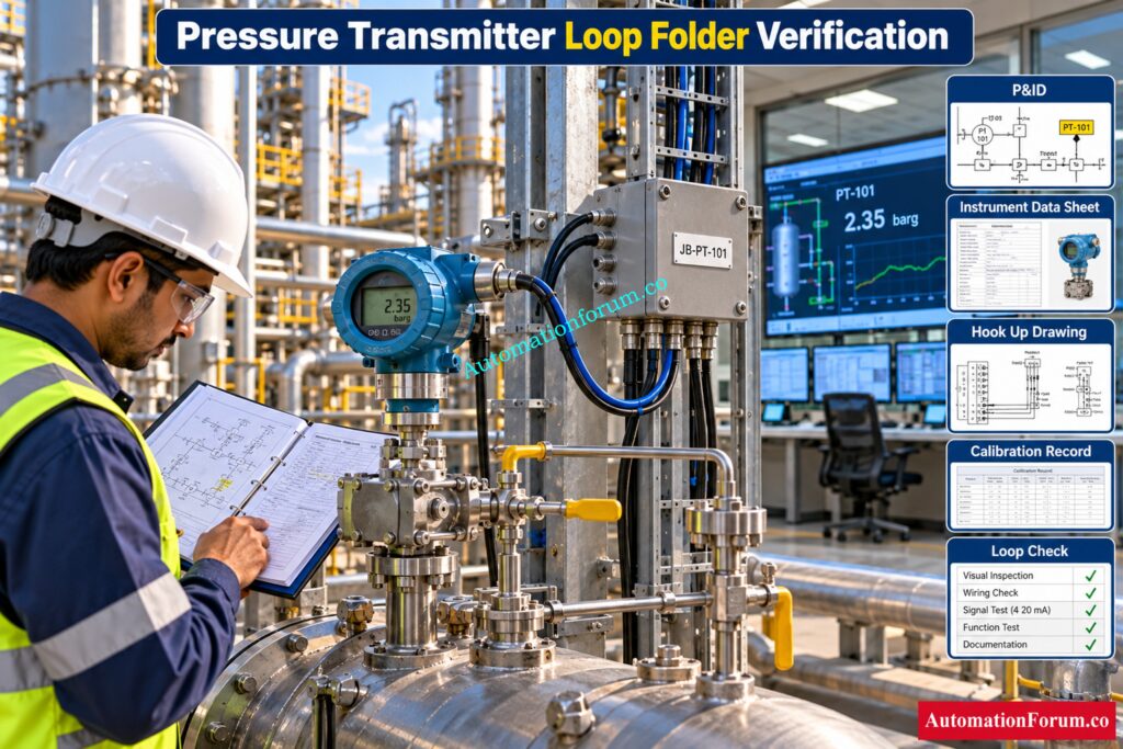 Pressure Transmitter Loop Folder Example