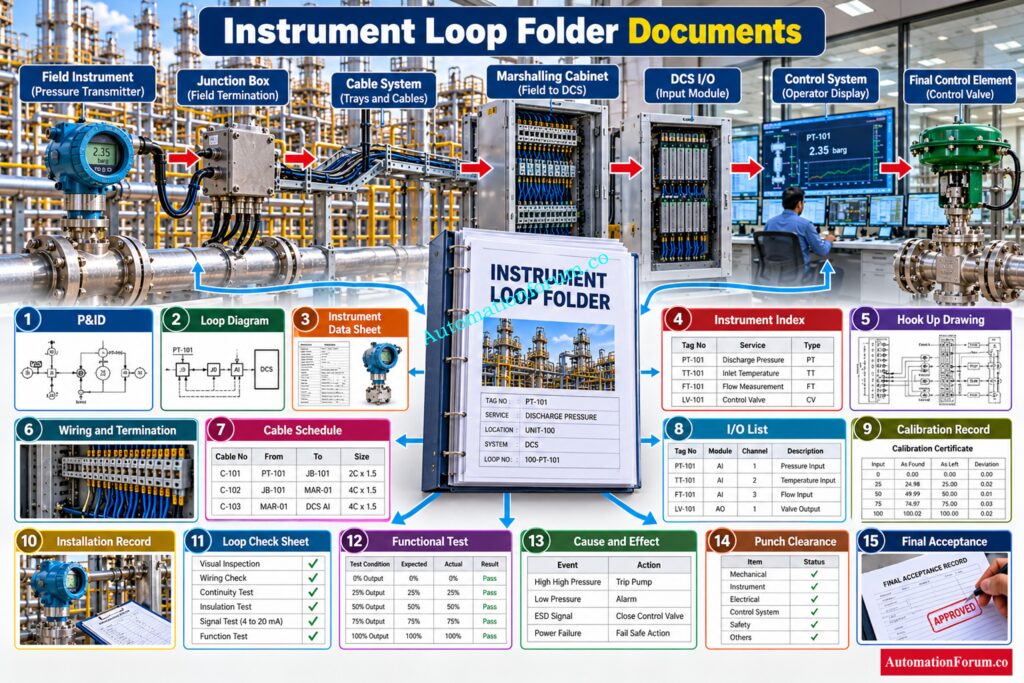Instrument Loop Folder Documents and Contents 