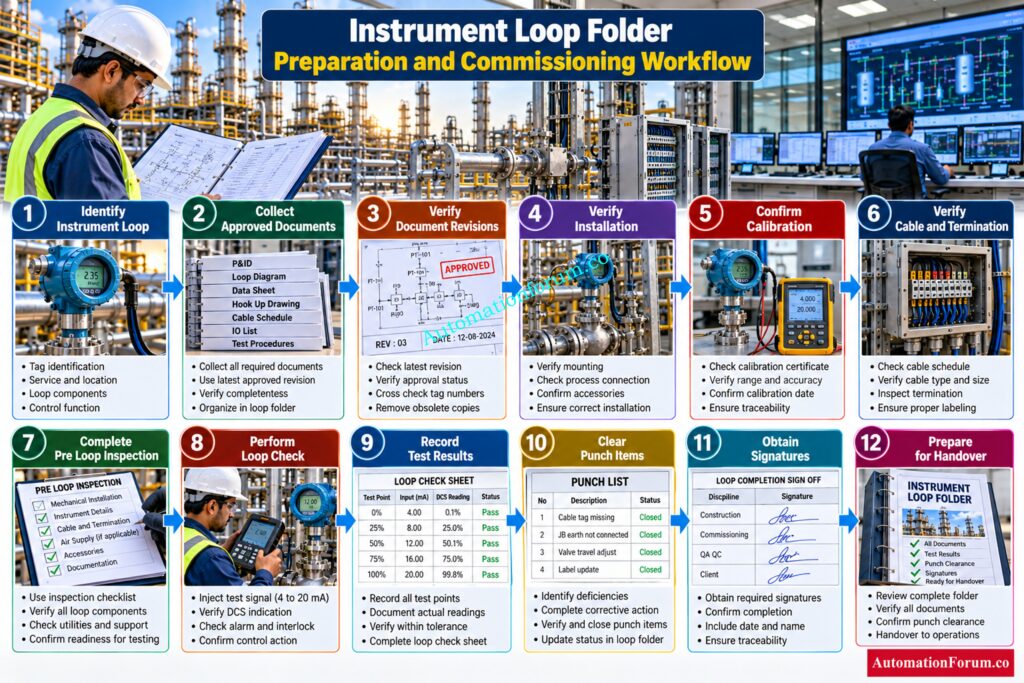 How to Prepare an Instrument Loop Folder for Commissioning