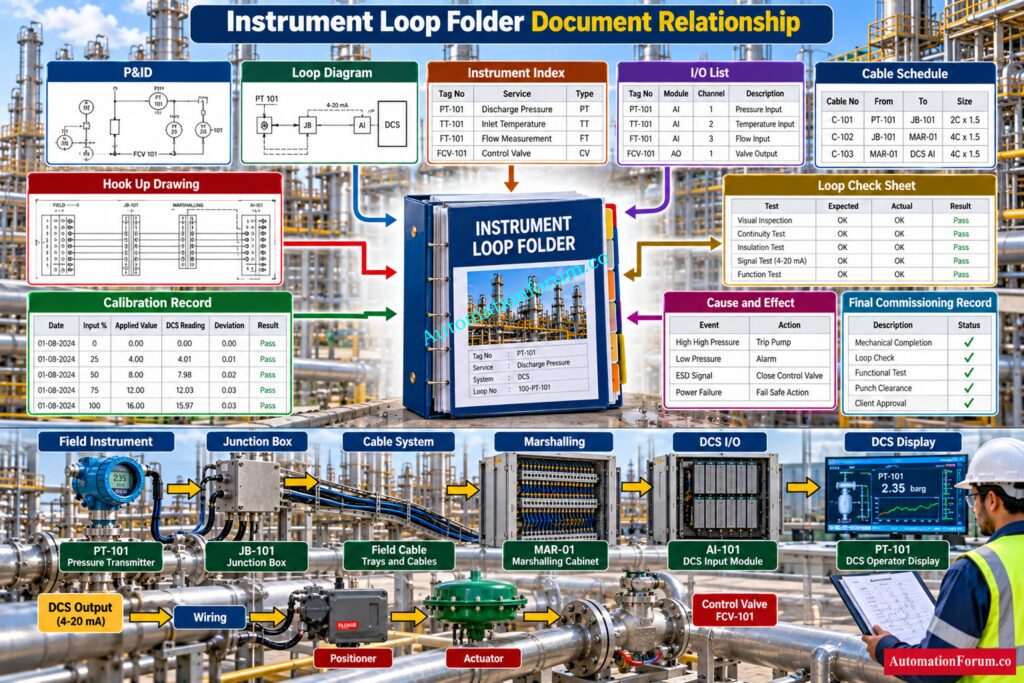 Relationship Between Instrument Loop Documents